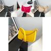 Stylish Pu Felt Tote Bag For Women In Khaki Black Pink And Lemon Yellow For Daily Use