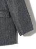 Ships Colors Hand Washable Melange Herringbone Double-Button Jacket (227060006) Gray, One Size