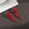Fashionable European & American Crystal Bride Dangle Earrings