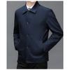 Spring and Autumn Solid Color Chinese Style Casual Men's Lapel Fashion Men's Cardigan Jacket Jacket