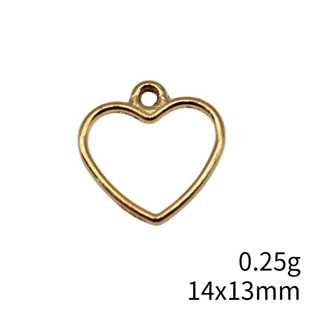 Back To School Charm Bracelet Hollow Peach Heart Charms Pendant Ornaments For Home Male Pendant