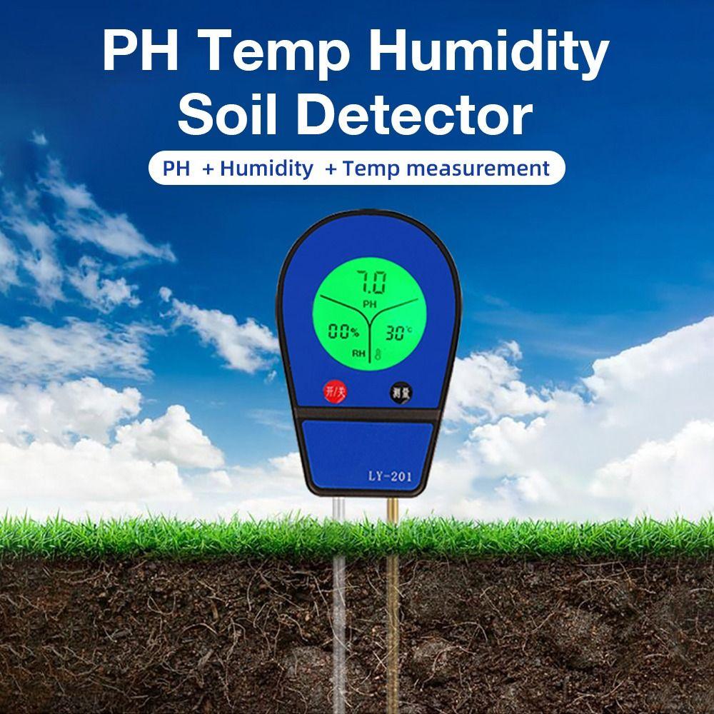 Dry Wet Monitoring Plant Moisture Tester No Battery Hygrometer Dial  Gardening Tool