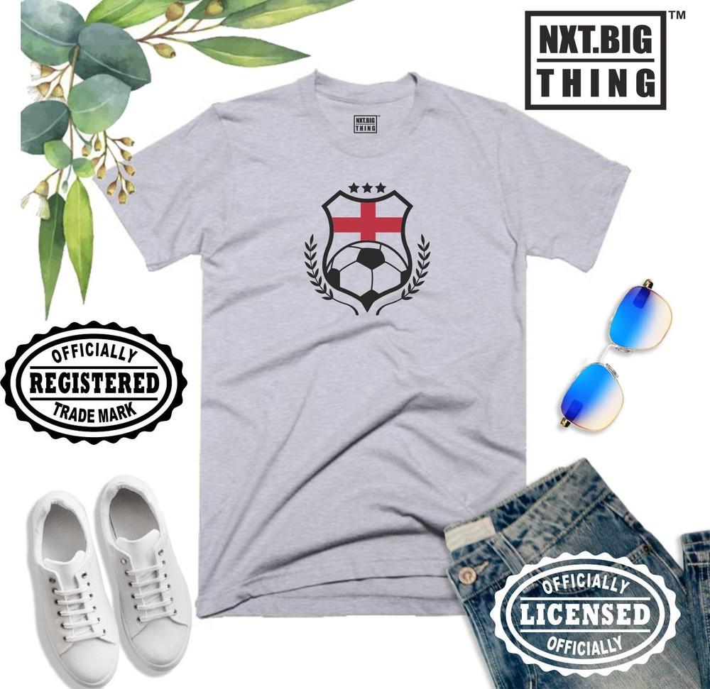 England Badge T Shirt Football Three Lions Fans World Qatar 2022 Gift Unisex Top M