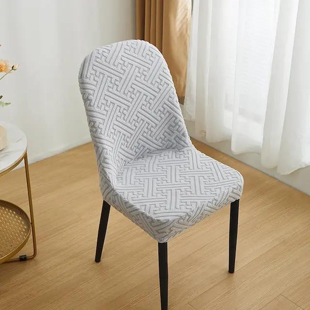 1Pcs Seat Slipcovers For Dining Room Home Decor Thickened Curved Backrest Chair Cover Special-shaped Cover Cushion Cover
