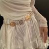 Retro Versatile Ethnic Style Metal Bohemian Waist Chain Belt For Women Fashion Waist Seal Body Decor Accessories