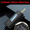 Vandlion Lavalier Lapel Wireless Microphone 3.5mm Compatible With Speaker Smartphone Car Audio And Camera