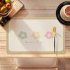 Modern Minimalist Silicone Leather Placemat Waterproof Oil-Resistant Heat-Resistant Easy Clean Luxury Table Mat Dining Kitchen