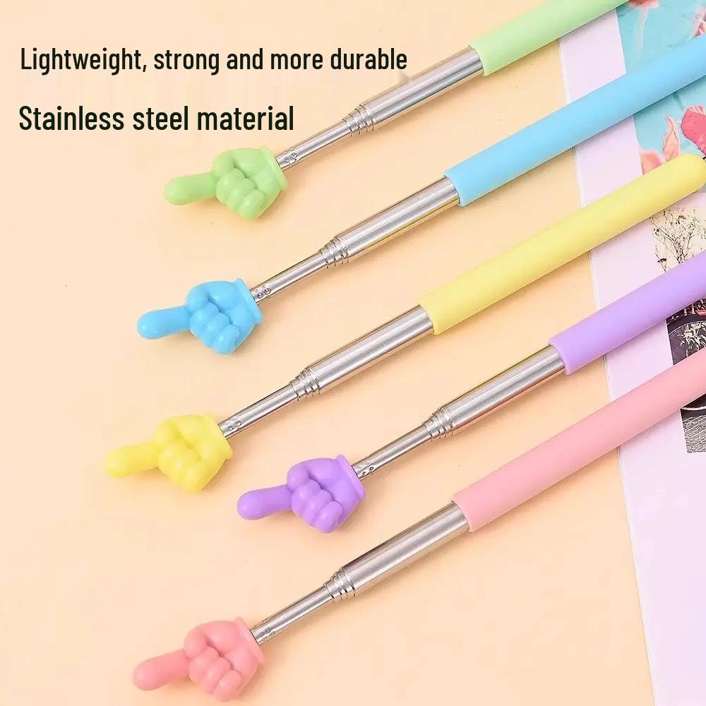 In Stock Retractable Stainless Steel Baton for Children's Finger Reading and Classroom Teaching