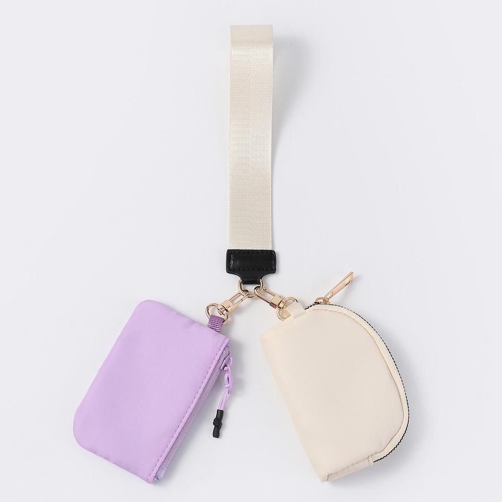 The same wrist bag portable mini fashion color matching change bag nylon waterproof storage key bag