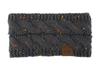 Neuestes Breites Gestricktes Wolliges Stirnband Winter Warm Ohr Damen Verdicken Turban Haarschmuck Mädchen Haarband Kopfbedeckungen Ohrwärmer