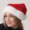 Women Winter Christmas Hat Red Pompom Xmas Hat