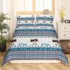 Set Biancheria da Letto Decorativo a Tema Pesca e Caccia per Bambini, Dimensioni Matrimoniale, Copripiumino per Ragazzi, Decorazione Camera da Letto Adolescenti, Set da 3 Pezzi, Senza Piumone