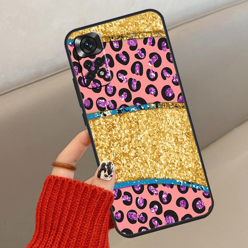 Leopard Print Case For Xiaomi Redmi Note 12 11 10 8 9 Pro 11S 10S 9S 8T Cover For Redmi 10 10C 9A 9C 9T