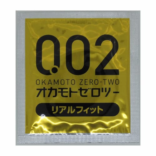 OKAMOTO Okamoto Condoms Zero Two 0.02mm Polyurethane (PU) Real Fit 6 Pieces