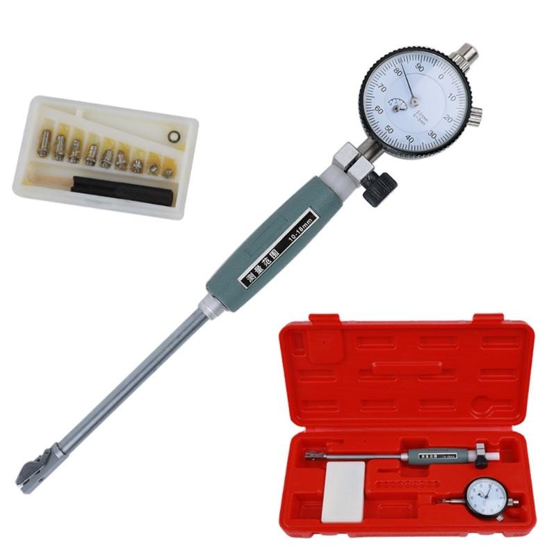 Professional Aluminum Face Indicator Set with 10 to 18mm Measuring Capacity Face Bore Gauges set for Industrial Workshops