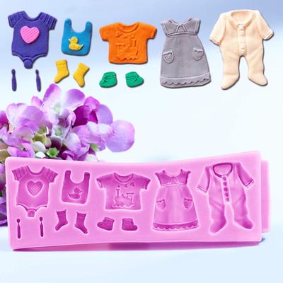 3D Silicone Baby Shower Fondant Cake Decorating Chocolate Baking Tool