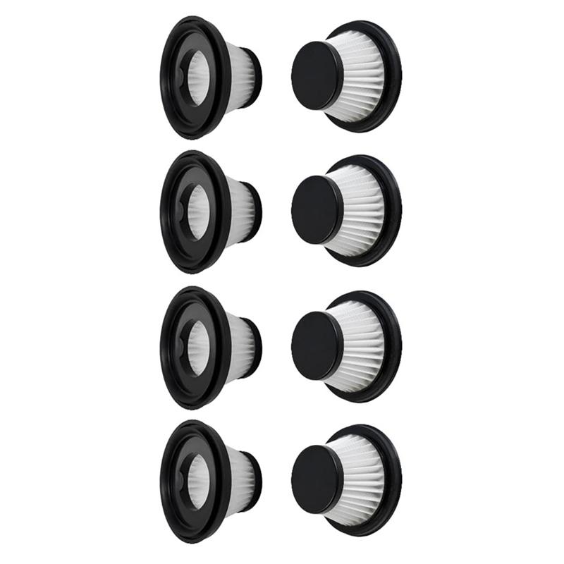 A65T-For Horse Power For Duck Vac 8 Pack Replacement Compact Cordless Vacuum Filters For Duck Vacuum Cleaner