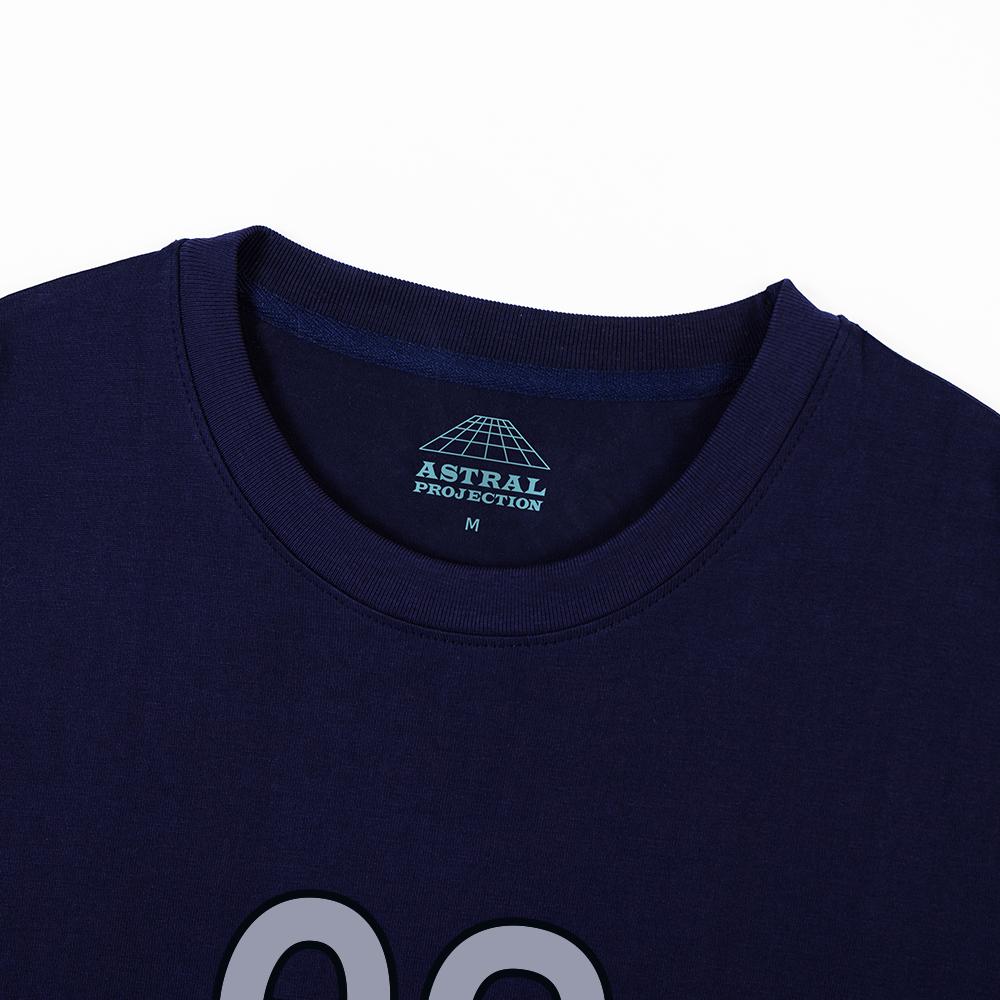 ASTRAL PROJECTION Ap Ap Oversized Long Sleeve T-Shirt_Navy