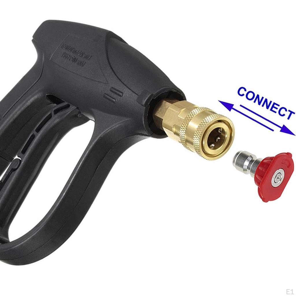High Pressure Washer ,3000 PSI Max with 5 quickly Nozzles 1/4'' x M2 Connections, 3000