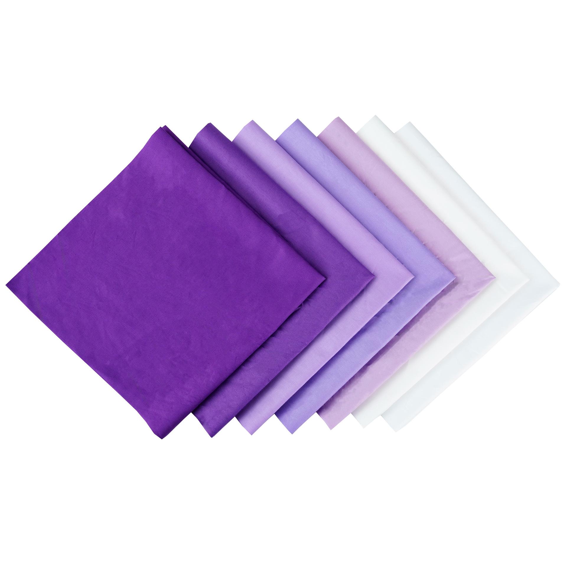 

Комплект из 7-цветной хлопковой ткани для пэчворка ручной работы - однотонные и узорчатые узоры из саржи