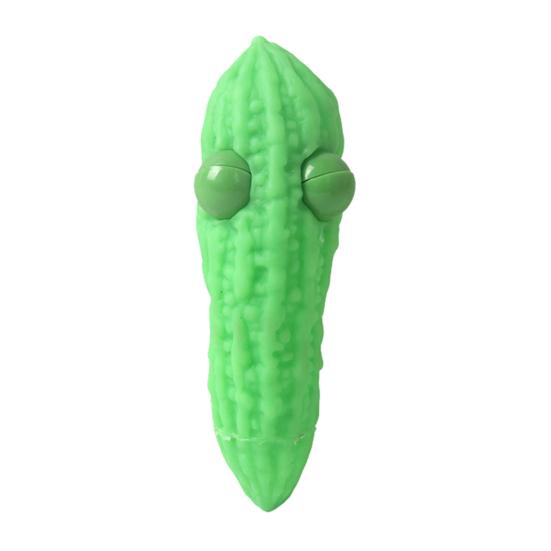 Eye Popping Tomato Squeeze Toy Broccoli Bitter Gourd Cartoon Garlic Eggplant Anti-anxiety Toy Simulation Fruit Vegetable