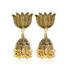And Gold Silver Tone Alloy Jhumka Earrings With Vintage Style For Women