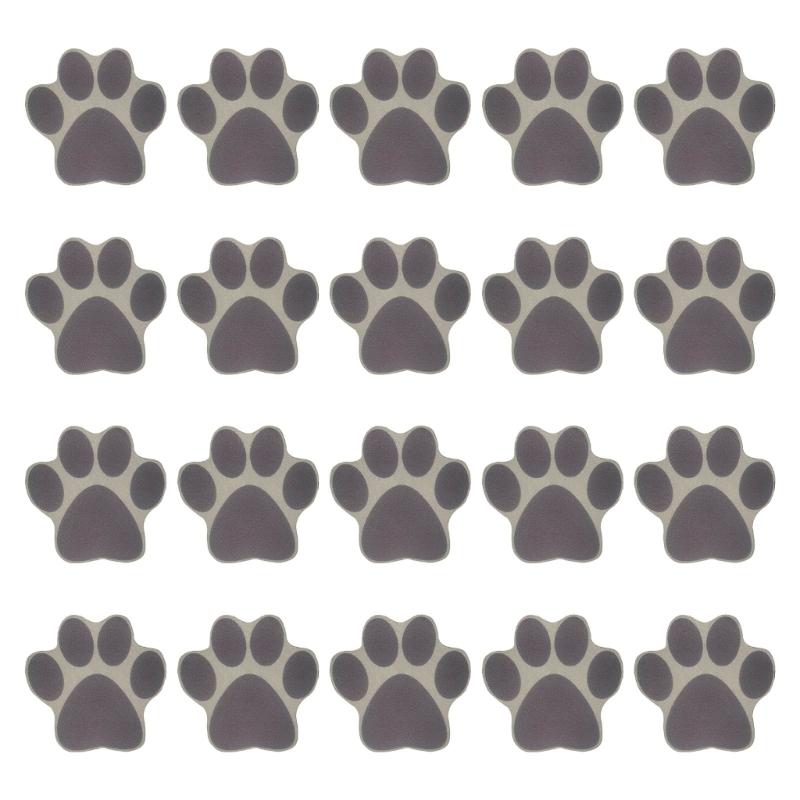 

20Pieces Bathtub Safety Stickers Strong Adhesive Shower Floor AntiSlip Pad Prevent Falls Pet Children Safe Accessory серый