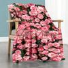 Rose Customize Your Name Blanket Cozy Personalized Blanket Soft Warm Cozy Versatile for Home Decor Nap Chair Bed Ideal for All Seasons