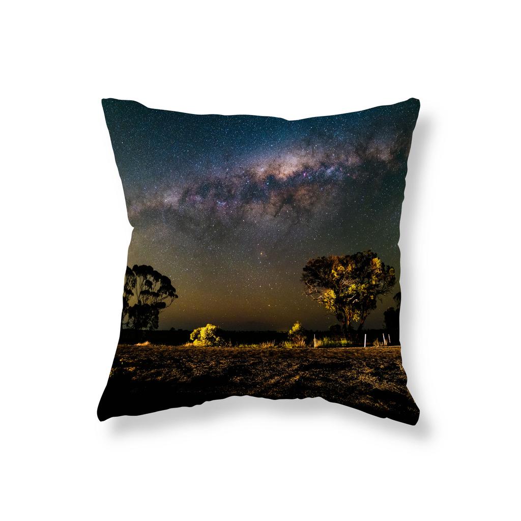 Aurora Star Landscape Pillow Cover Sofa Car Decorative Pillow Cover Chair Cushion Cover Room Aesthetics Home Decor 45x45cm