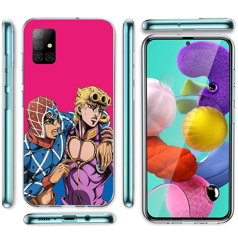 JoJo's Bizarre Adventure Golden Wind Phone Case For Samsung Galaxy A52 A32 A22 A12 A51 A31 A50S A30S A20S A10S Note 20 Ultra 10