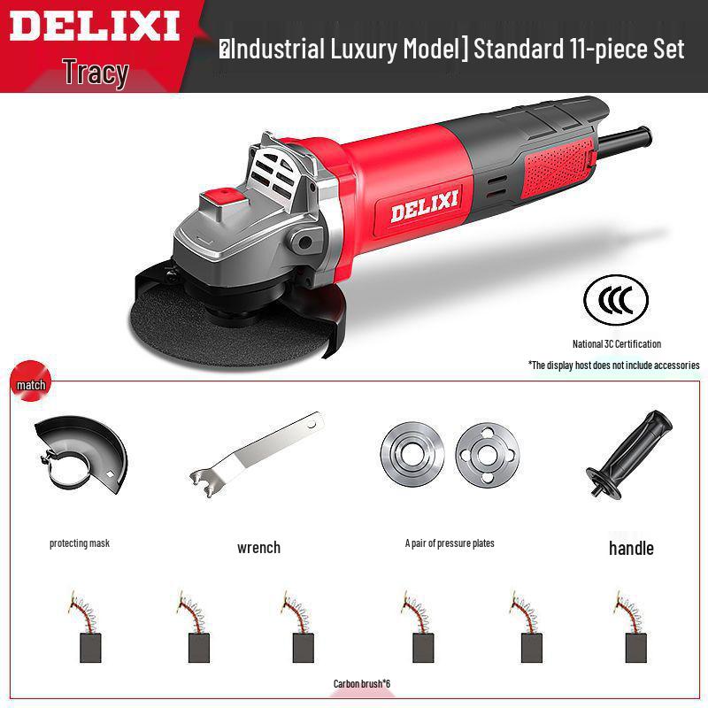 High-Power Multifunctional Angle Grinder and Polisher for Home Use