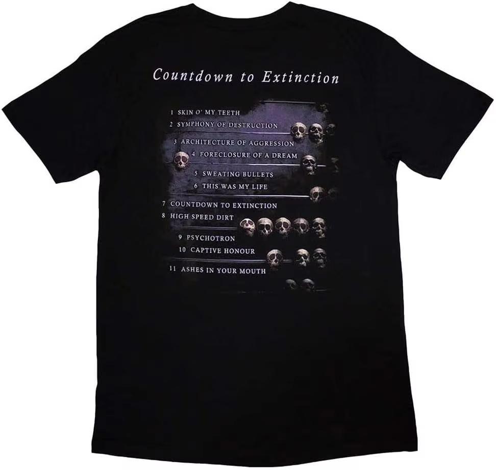 

Футболка Megadeth Countdown To Extinction Tracks Размер Черный 4XL