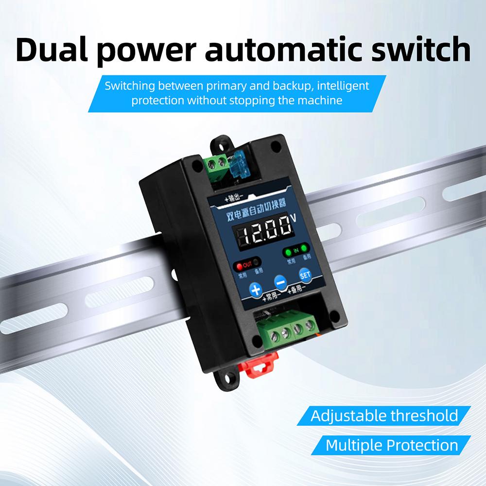 Automatic Switch Over Intelligent Voltage Control Dual Power Supply with Digital Display for DC 5-40V Systems