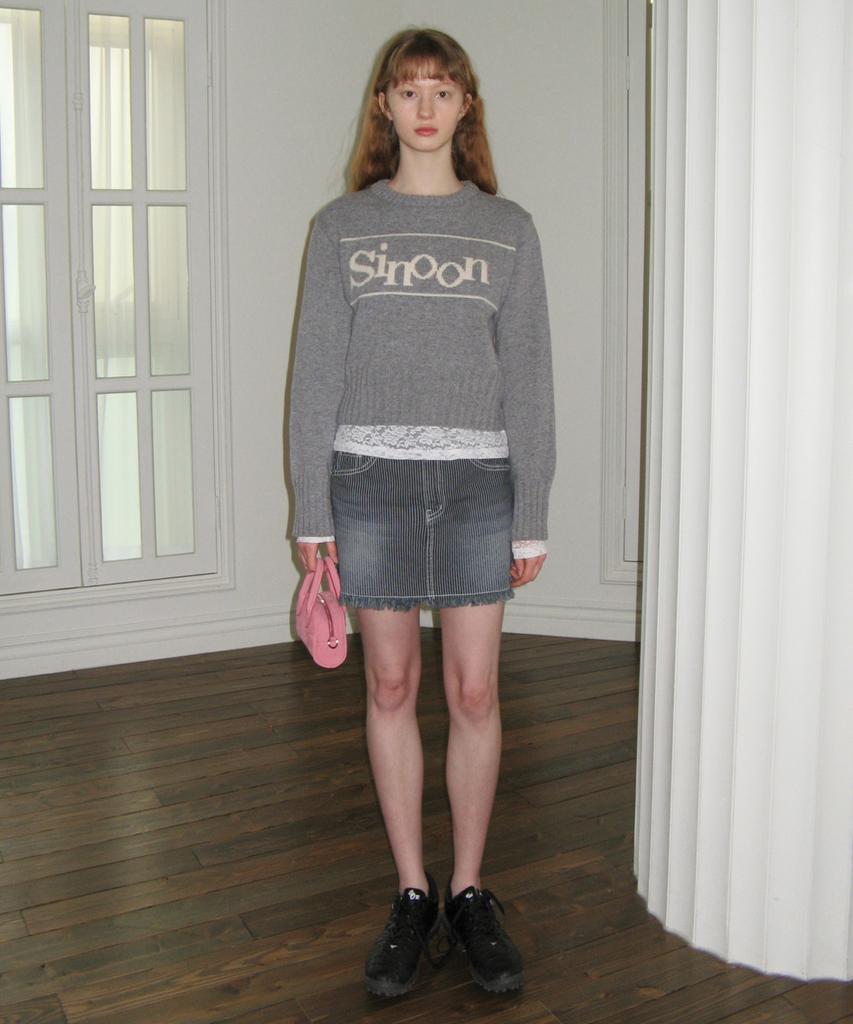 SINOON Sinoon Pullover Knit (Grey)