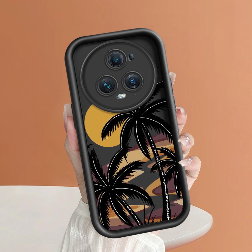 Weiches Silikon-Telefongehäuse mit quadratischem Leiterdruckmuster, vollständige Kameraabdeckung, stoßfeste Gummischutzhülle für Huawei Honor