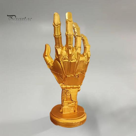 Phone Stand for Gaming Enthusiasts Controller Holder Cyberpunk Mechanical Hand Desktop Cell Painted Accessory Headphone Hanger Resin Gamepad Game