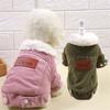 Dog Warm Two Legged Coat for Outdoor Activity Warm Fleece Coat Windproof Outfit Fashion Small Dog Clothes for Chihuahuas