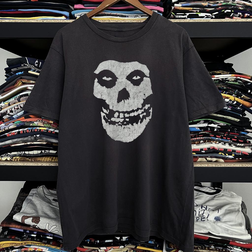 T-shirt Promo Misfits Crimson Ghost Anni '80 Nera S