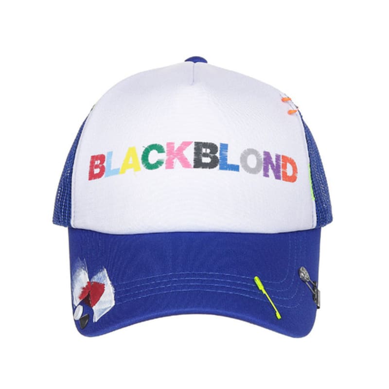 

BLACKBLOND BBD Uncover Colors Logo Trucker Mesh Cap (Blue) FREE