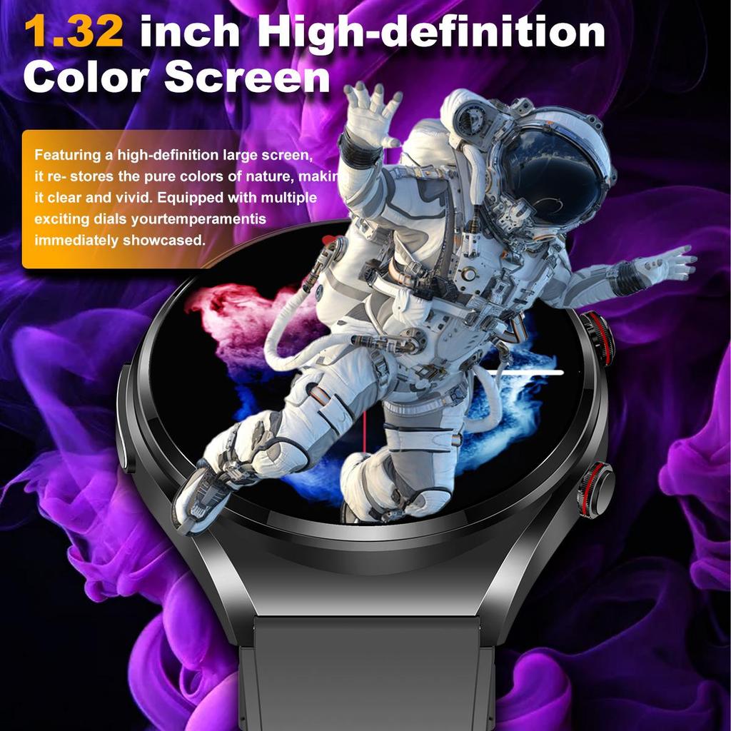 SACOSDING New Smart Watch Men Women Blood Oxygen Blood Pressure Full Touch Screen Sport Watch ECG+PPG Health Monitoring Smartwatch+Box