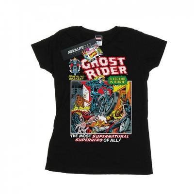 Womens/Ladies Ghost Rider Cotton T-Shirt
