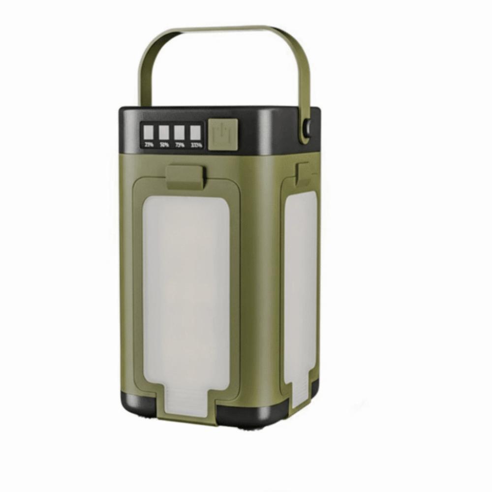 USB Rechargeable Camping Light Warm White Light Power Indicator Emergency Lamp Collapsible Design Foldable Lantern