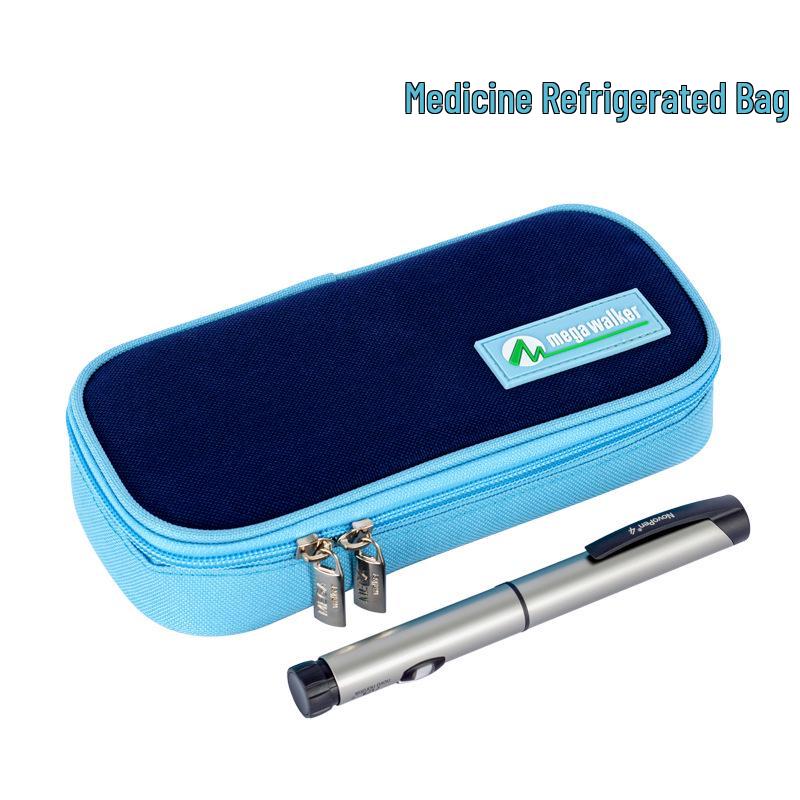 Large Insulated Portable Outdoor Medicine Cooler Bag for Insulin with Ice Pack