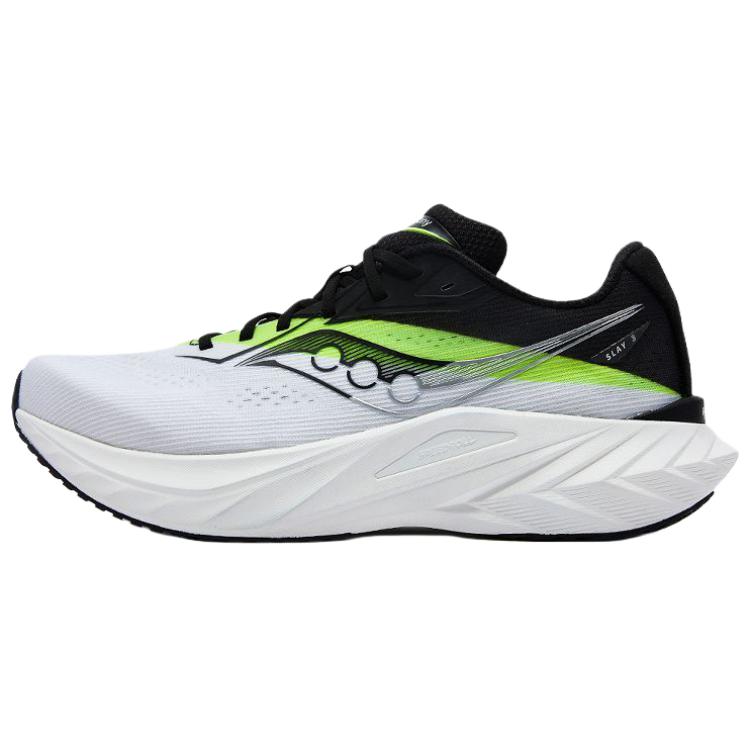 Saucony Slay Full Speed 3 Versatile Comfortable Rebound Running Shoes Unisex Running Shoes White Black Green S28271-5