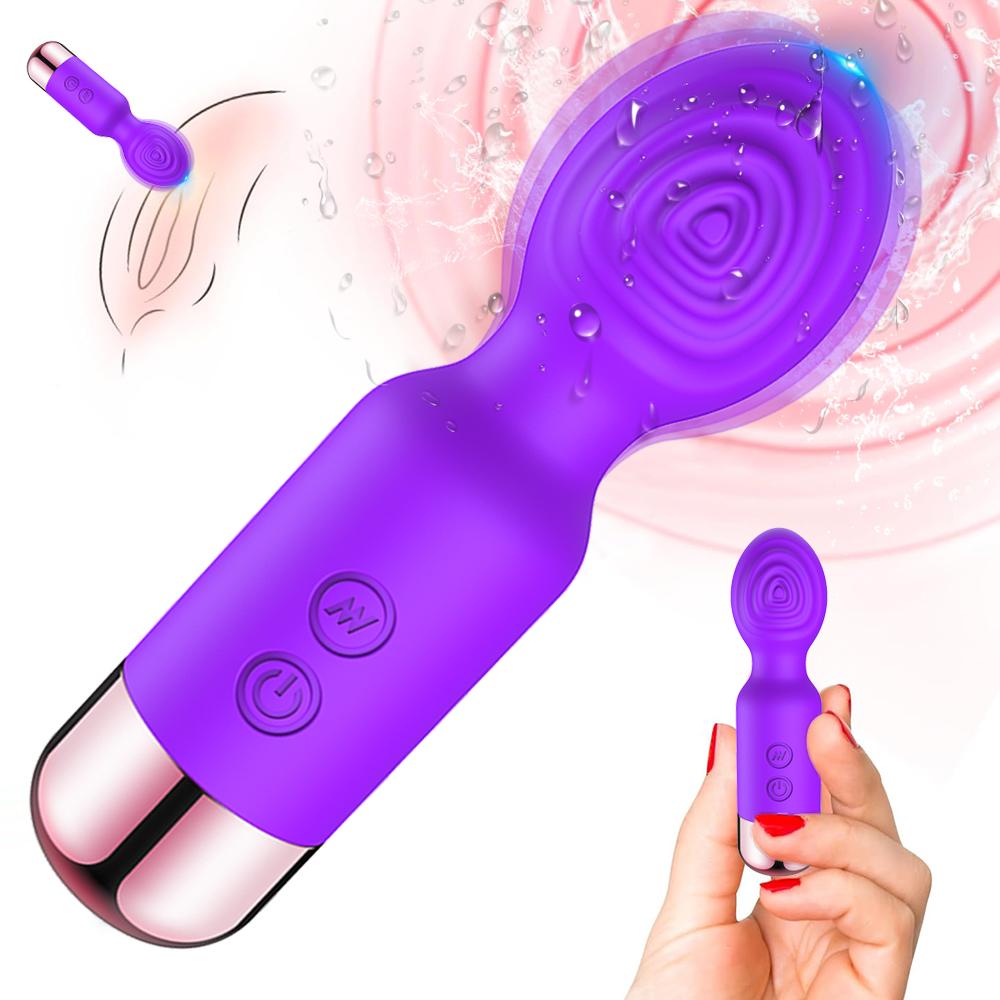 Mini AV Vibrator Female G Spot Vibration Vagina Anal Clitoris Stimulator Dildo Vibrator Adult Sex Toys for Women Masturbation