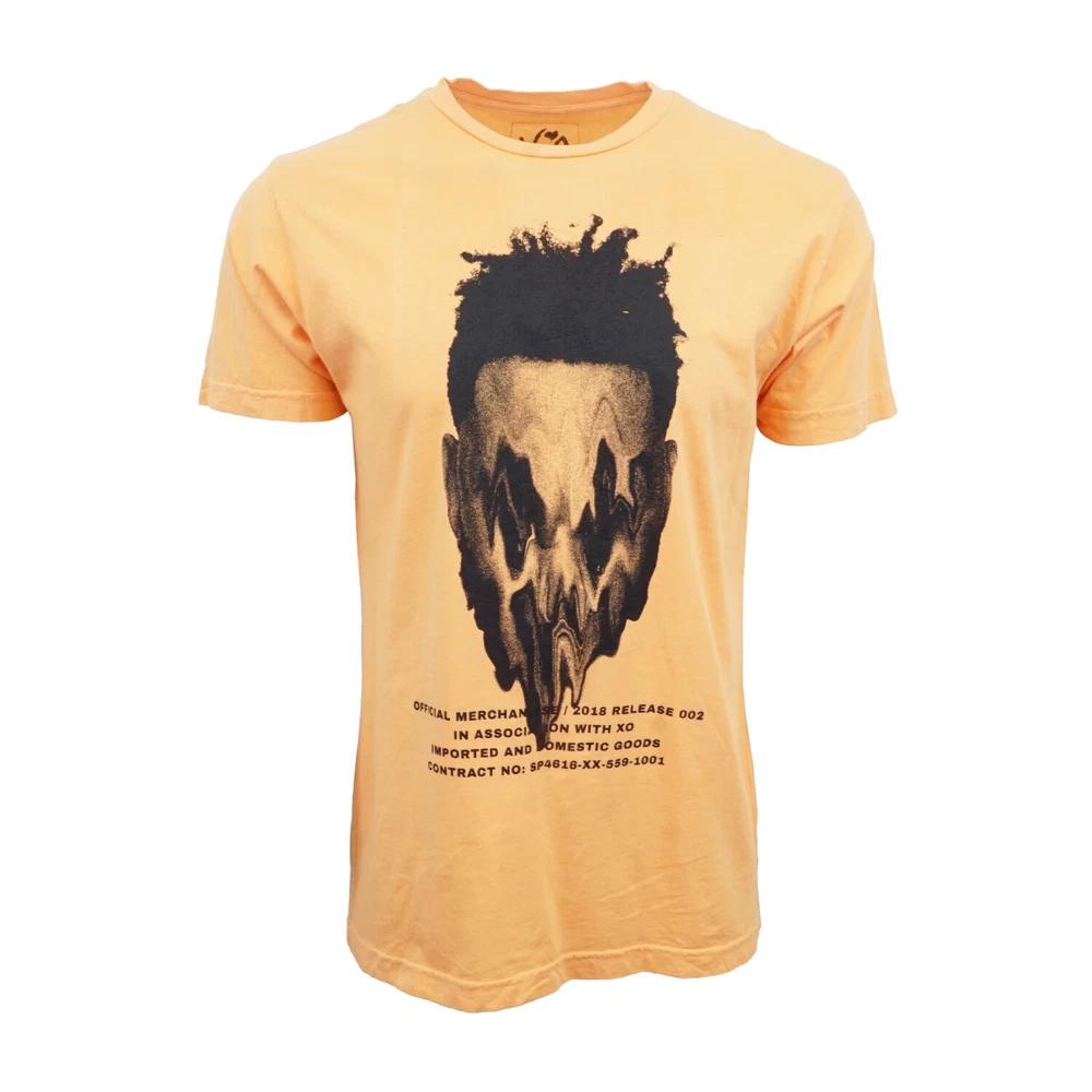 Xo the weeknd unisexs short sleeves melt t shirt XL