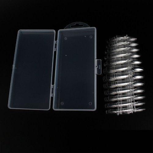 

Transparent Nail Tips Oval 240 pcs