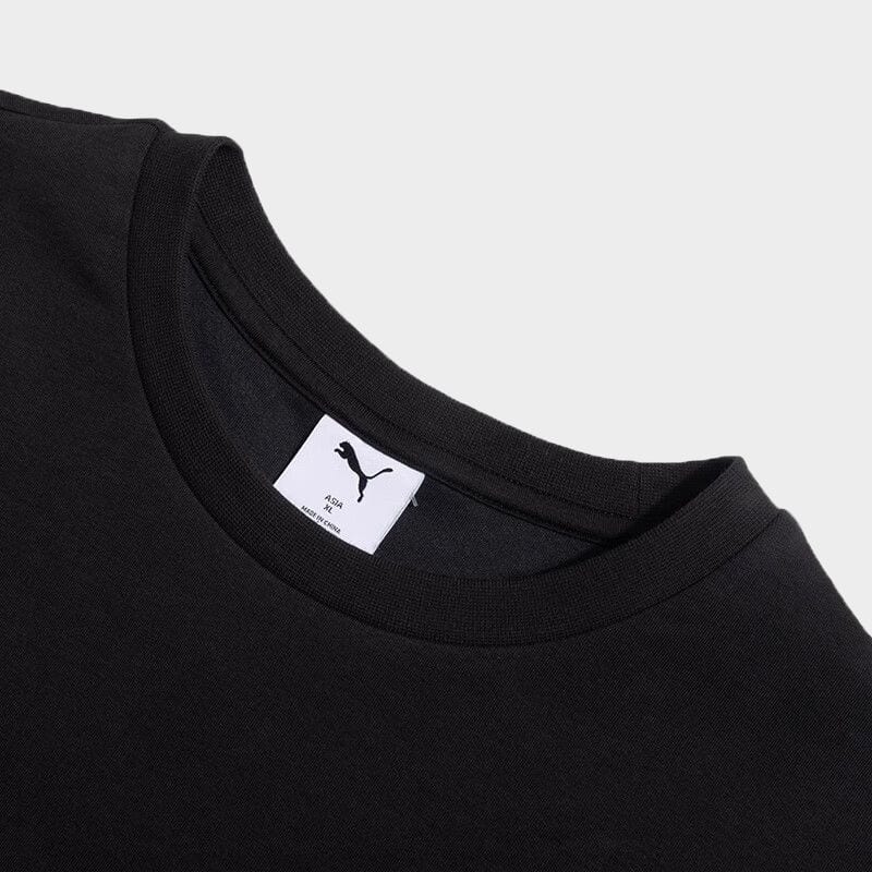 PUMA Sweatshirts Men's Black Crew Neck Moderate Regular 687531-01