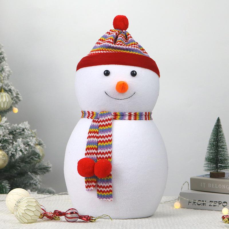 Christmas decorations snowman doll table top ornament Christmas gift Christmas tree accessories snowman