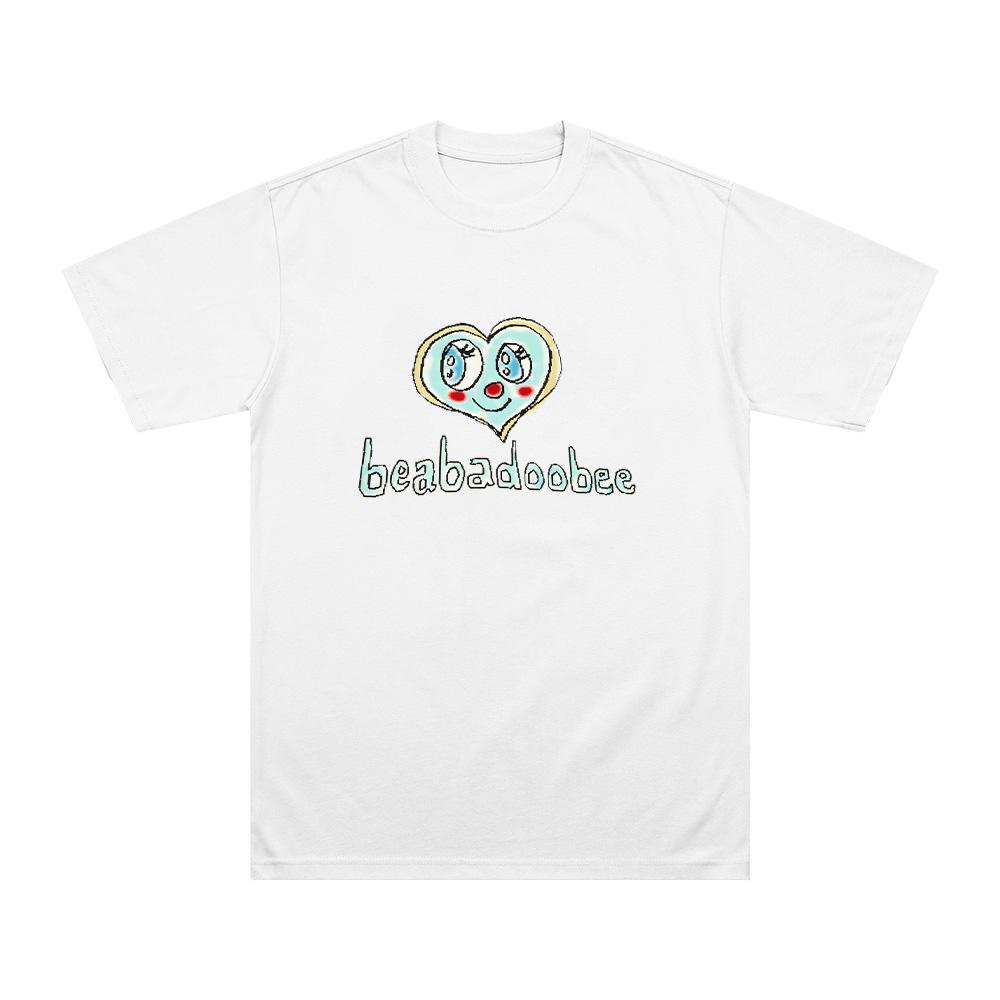 T-shirt Beabadoobee Heart Eyes pour homme et femme, style hip-hop, pop, décontracté, en coton, manches courtes, coupe ample, streetwear